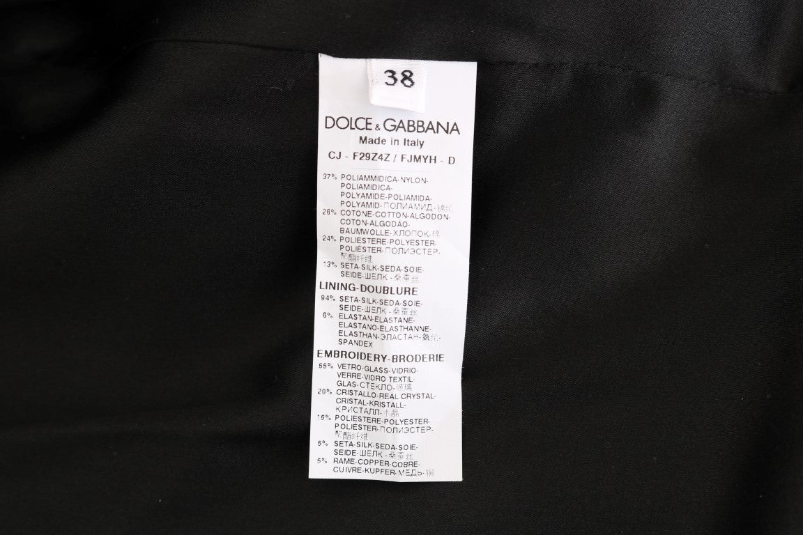 Dolce & Gabbana Büyülü Çiçekli Kristal Blazer Ceket